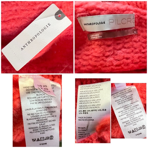 Anthropologie Zamora Cowl Neck Sweater XS - Picture 13 of 13